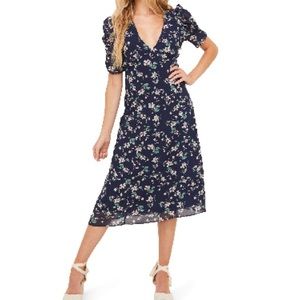 Nordstrom Navy Floral Dress